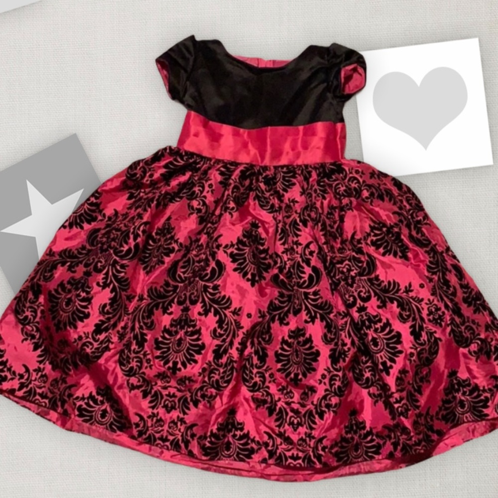Pink & Black Dress